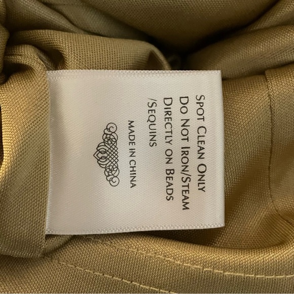 Sue Wong Nocturne Beaded One Shoulder Cocktail Dress 0 - Picture 7 of 8